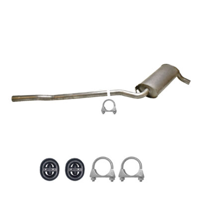 Mitteschalldämpfer Auspuff Audi 80 B3 90 Coupe 1.4, 1.6, 1.8, 2.0 +Anbaukit
