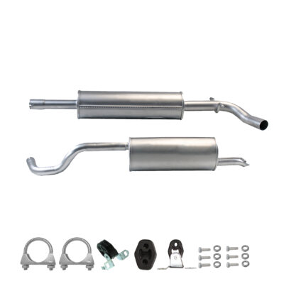 Endschalldämpfer + Mittelschalldämpfer für SKODA RAPID 1.2/1.4 ab. Bj. 2015-