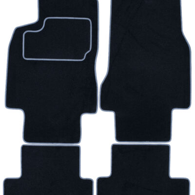 Velours Automatten Set, Fußmatten MERCEDES C W204 2007-2015