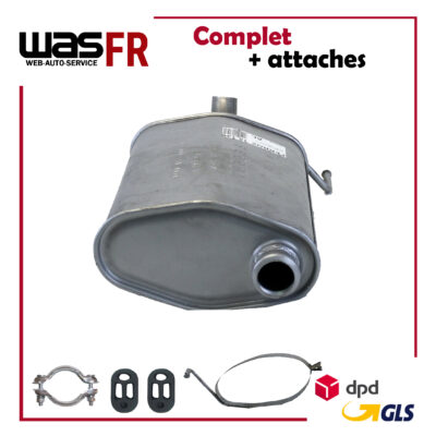 ENDSCHALLDÄMPFER Peugeot 206 SW Kombi 1.1 1.4 1.6 16V 1.4 HDI Auspuff hinten