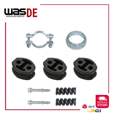 Montagesatz für Endschalldämpfer + Mittelschalldämpfer Citroen C1 1.0 68PS 2005-