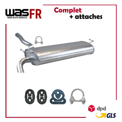 Endschalldämpfer für Nissan Qashqai 2.0 dCi 150 PS 4x4 2007- Auspuff