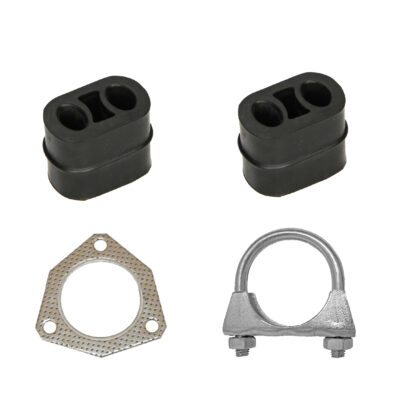 Montagesatz für Abgasrohr Opel Vectra C, Signum, Fiat Croma, Klemme, Gummi