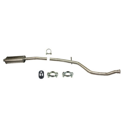 Auspuff Mittelschalldämpfer Peugeot 206 CC & Schrägheck 1.6 16V + Montagesatz