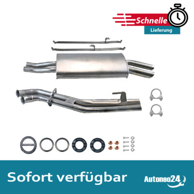Endschalldämpfer für BMW 320i 325i 325e 85-90 Stufenheck/CABRIO/TOURING Auspuff