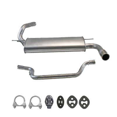 Endschalldämpfer + Mittelrohr für Ford Focus MK3 1.6 EcoBoost Fließheck 2011-