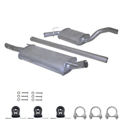 Auspuffanlage Auspuff VW GOLF 3 III 1.8 Schrägheck Cabrio 1991-2000+Anbaukit