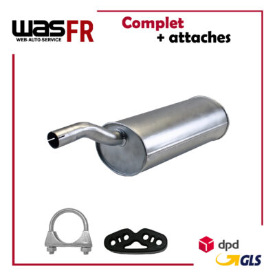 Endschalldämpfer für Fiat Doblo 1.3 JTD/1.9 JTD 70-105 PS 2000-2005 Auspuff