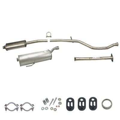Auspuffanlage Auspuff PEUGEOT 206 CC 1.6 CABRIO Hosenrohr ENDTOPF SPORT