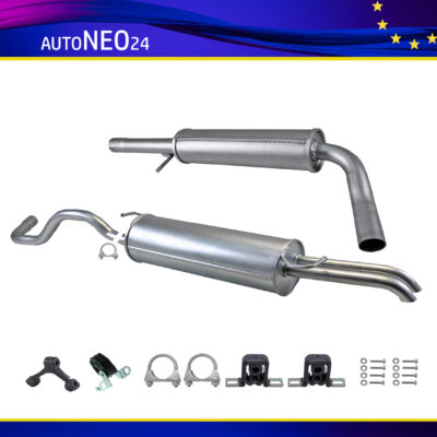 Auspuffanlage VW BORA GOLF 1.4 1.6 1.9 SDI Auspuff Komplett mit Anbausatz