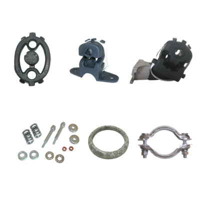 Montagesatz für Mittelschalldämpfer+Endschalldämpfer Peugeot 307 Citroen C4 1.6