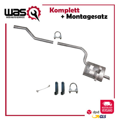 Auspuff Endschalldämpfer TOYOTA COROLLA 1.4-16V 97 PS HB ab. Bj. 10/1999-