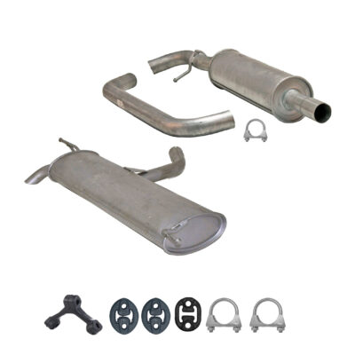 Komplette Auspuffanlage ab Kat VW Golf 5V 1.6 102 PS Schrägheck Auspuff