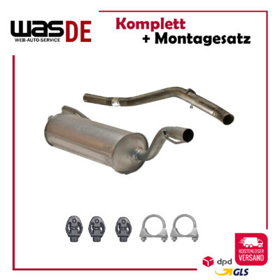 Auspuffanlage Ford Focus MK2 1.4/1.6 Ti Stufenheck ab. Bj. 2004 Auspuff