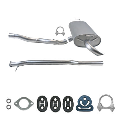 Abgasrohr + Endschalldämpfer für Nissan Qashqai 2.0 dCi 150 PS 2010- 4x4 Auspuff