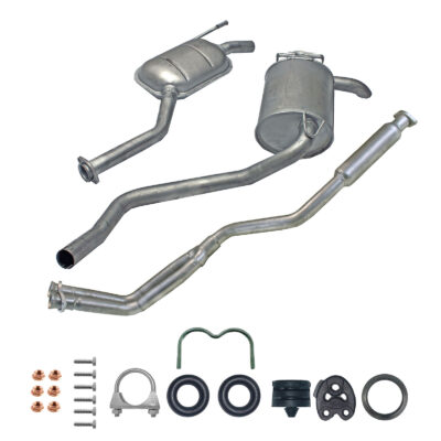 Komplette Auspuffanlage Mercedes Benz 190 (W201) E 1.8, 2.0 Auspuff Komplett