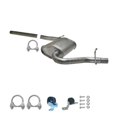 Auspuff Mittelschalldämpfer Audi A4 B6, B7 Stufenheck, Avant, 1.6 mit Anbausatz