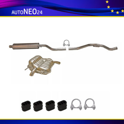 Auspuffanlage Opel Vectra C 1.6, 1,8 Schrägheck Auspuff mit Anbausatz