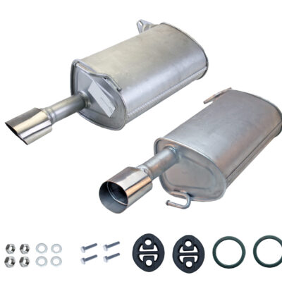 Endschalldämpfer links & rechts Mazda 6 (GG & GY) 2.0 16V & 2.3 16V, Auspuff