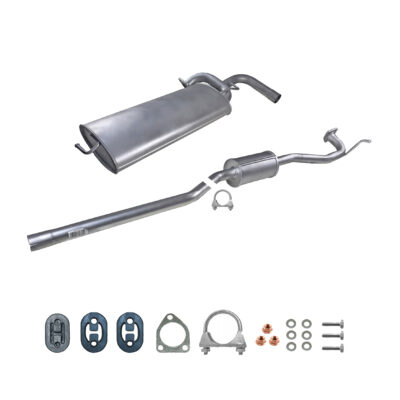 Mittelschalldämpfer + Endschalldämpfer für MITSUBISHI ASX 1.6i HB ab.Bj. 07.2012, A