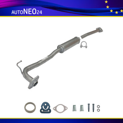 Auspuff Mittelschalldämpfer für Nissan X-Trail (T30) 2.0 , 2.5 4x4 + Anbaukit