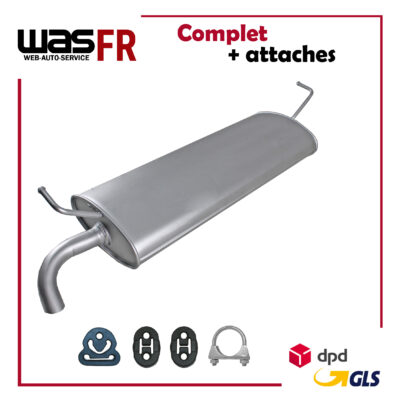 Endschalldämpfer für Nissan Qashqai 2006-2014 1.6i 114 PS Auspuff