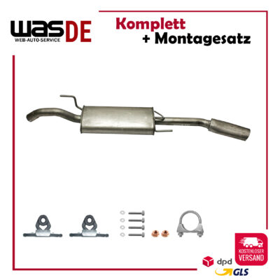 Auspuff Endschalldämpfer VW PASSAT 35I / 3A 1.6/1.8/1.9/2.0 ab. Bj. 1988