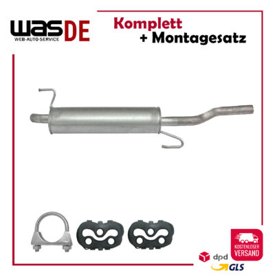Endschalldämpfer Opel Corsa D 1.2/1.4 Schrägheck ab. 2006-, Auspuff