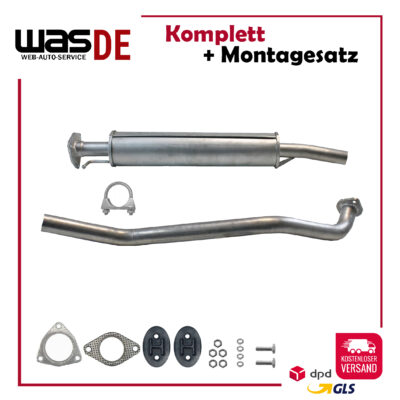 Mittelschalldämpfer für Chevrolet Nubira Stufenheck 1.4i/1.6/1.8 ab.2005 Auspuff