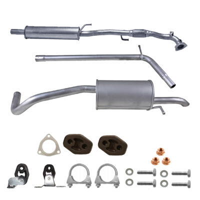 Auspuff VW Fox 5Z1 , 5Z3 1.2 ab Bj. 2005, Auspuffanlage + Montagesatz