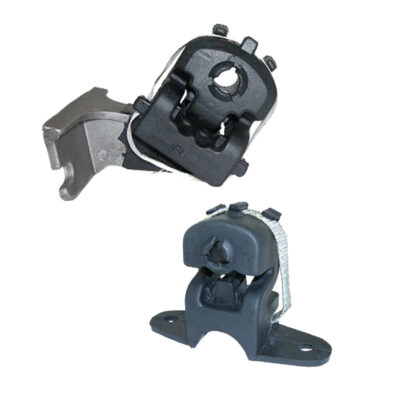 2x AUSPUFFGUMMI SET für Peugeot 307 Break, SW, Citroen C4 Endtopf und Mitteltopf