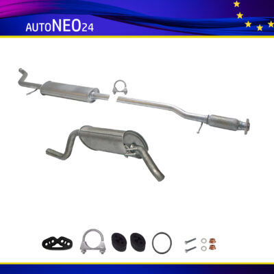 Auspuffanlage Fiat Punto (188_) 1.2 16V 80PS ab BJ. 1999 bis 2006 Auspuff