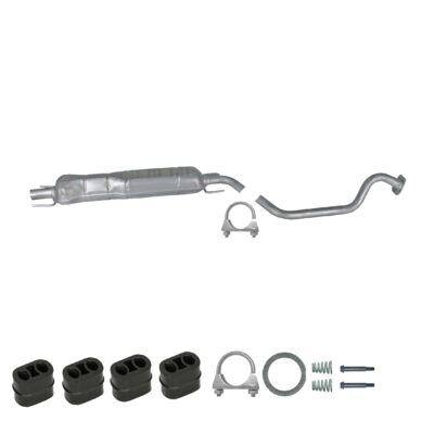 Auspuff Mittelschalldämpfer Opel Zafira A (F75_) 1.6 1.8 2.2 16V + Montagesatz