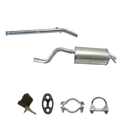 Auspuffanlage für RENAULT TWINGO II 1.5 dCi 1.2 TCe ab. 2007, Auspuff