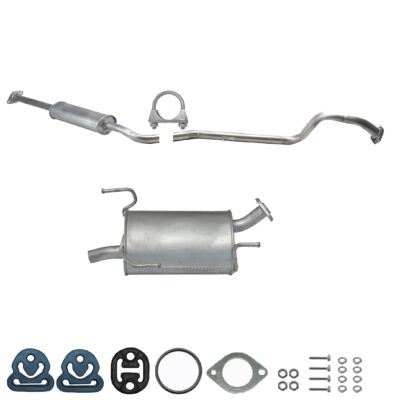 Auspuffanlage für Nissan Almera 1.5i 16V ab. Bj. 2000-, Auspuff