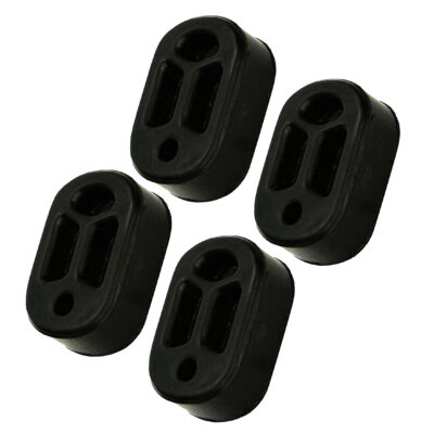 4 x Auspuffhalter CITROEN, PEUGEOT für Mittel und Endtopf, Halter, Gummi