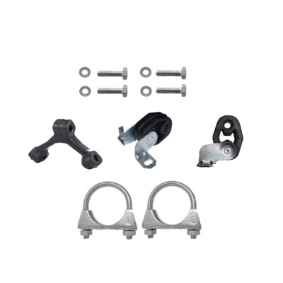 Montagesatz für Endschalldämpfer + Mittelschalldämpfer Skoda Fabia Combi 6Y5 2.0