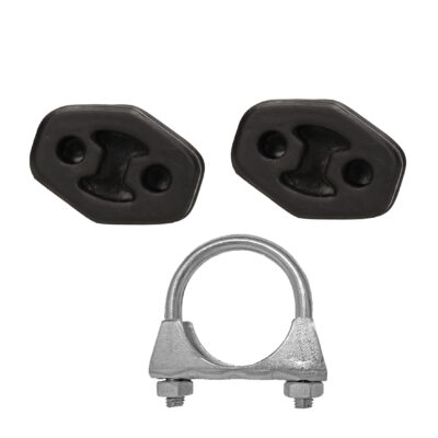 Montagesatz für Endschalldämpfer Ford Fiesta V, Auspuffhalter, Klemme