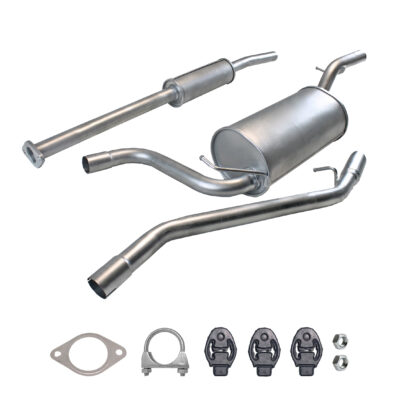 Auspuffanlage Auspuff ab Kat Mazda 3 (BK) 1.4 & 1.6 inkl. Montagesatz