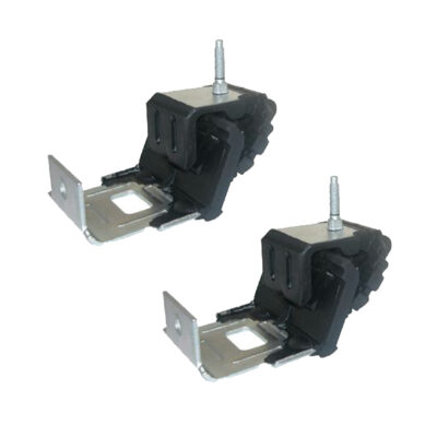 2x Auspuffhalter für RENAULT LAGUNA II, Endtopf 8200237503, Gummihalter, GUMMI
