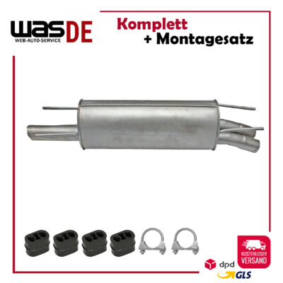 Endschalldämpfer Opel Omega B 2.5 V5/2.6 V6 170PS/180PS ab. 1994-