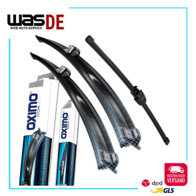 SCHEIBENWISCHER VORNE + HINTEN für Seat Leon (1P1) Schrägheck ab. Bj. 03.2009-