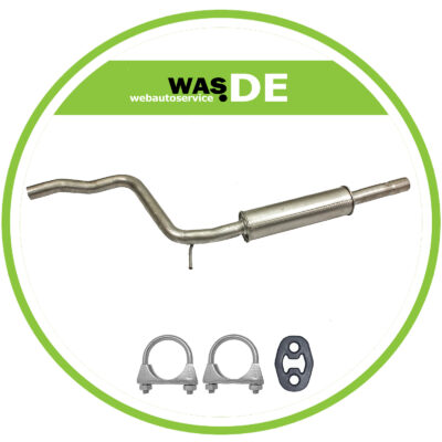Auspuff Mittelschalldämpfer Seat Inca 1.7 D 1.9 SDI & VW Caddy II 1.9 TDI SDI