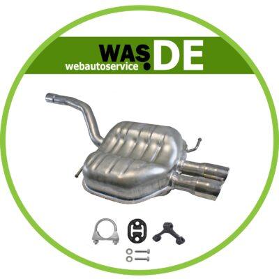 Auspuff für VOLKSWAGEN PASSAT 3C2, 3C5, CC  1.8 / 2.0, 2.0 TDI Endschalldämpfer