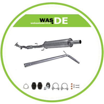 Vorschalldämpfer + Mittelrohr VW Polo IV 9N3 1.2 ab.Bj.2006, Seat Ibiza III IV