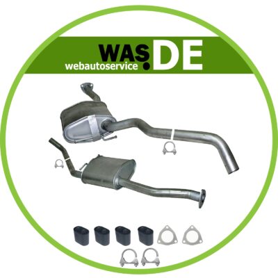 Auspuff Mittelschalldämpfer Links, Rechts Opel Omega A Sedan, Senator 2.6i, 3.0i