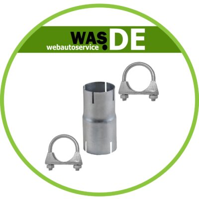 Auspuff Reduzierstück Adapter Rohrverbinder Universal Ø 40/42/45/48/50/55/60/65