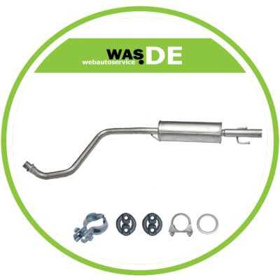 Auspuff Mittelschalldämpfer Toyota Yaris Verso 1.3 inkl. Montagesatz