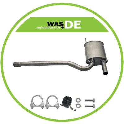 Auspuff Mittelschalldämpfer Audi A4 & Audi A4 Avant 1.6 & 1.9 TDI inkl. Anbaukit