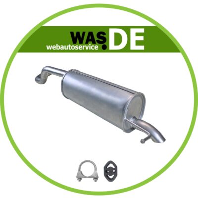 Endschalldämpfer für SKODA RAPID 1.2/1.4 ab.2012, SEAT TOLEDO 1.2/1.4 90/110 PS